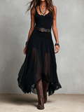 Vestido Maxi Boho Elegance Negro